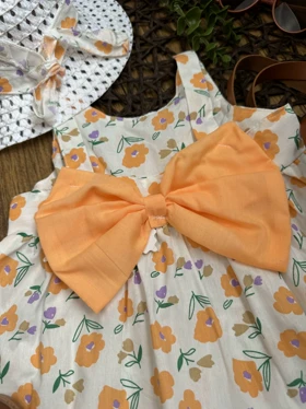 ست کلاه حصیری و سارافون