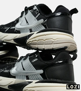 کفش کتانی مردانه و زنانه مشکی طوسی کرم Nike cushlon