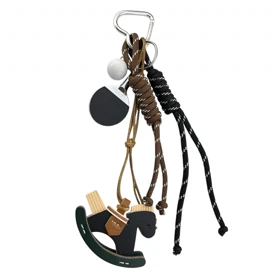 آویز کیف فانتزی طرح سگ چوبی