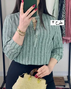 شومیز یقه دو دکمه