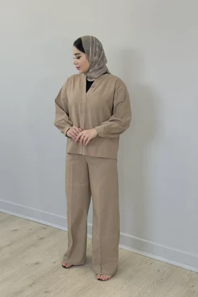 ست لینن تک دکمه شیکدونیا