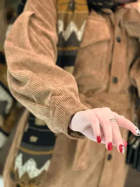 مانتو کبریتی کمردار