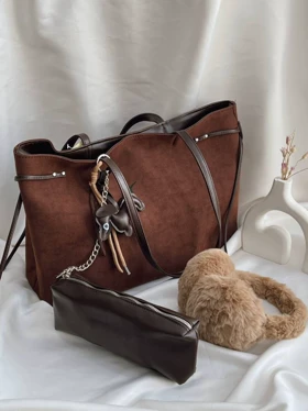 کیف بند باریک 1243 (قهوه ای)