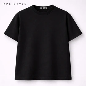 تیشرت مشکی BAD BOY | طراحی مینیمال پشت کار، مناسب آقایان و خانم‌ها کد 1205