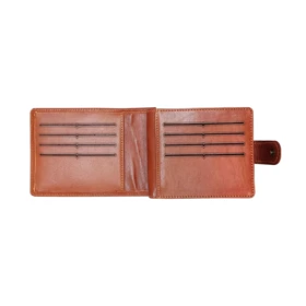 کیف پول چرم طبیعی روما مدل KRT-8