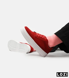 کفش کتانی کژوال مردانه قرمز ZARA