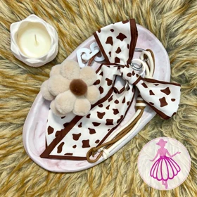 چارم بگ گل اسکارف دار