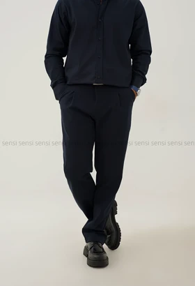 شلوار نیم بگ گاباردین کد20000055