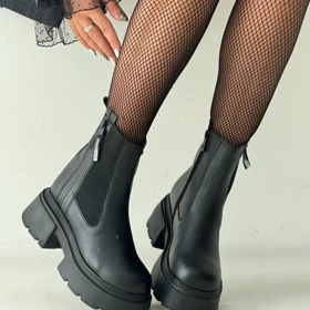 نیم بوت دوکش زیپی تیک 4223