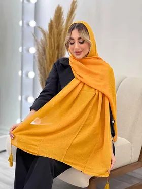 شال پلیسه ساده
