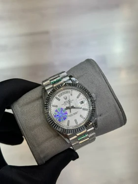 ساعت رولکس دیت جاست صفحه سفیدخطی