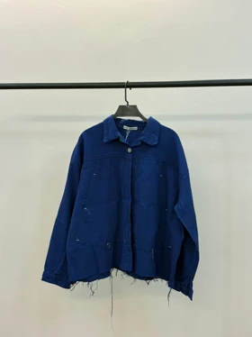 شومیز جین هیرو (آبی تیره)