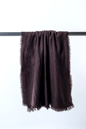 شال بوکله ساده ضخیم زنانه