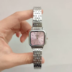 ساعت مچی زنانه بند استیل شرکتی نایدو دارای 6 ماه گارانتی موتور Naidu