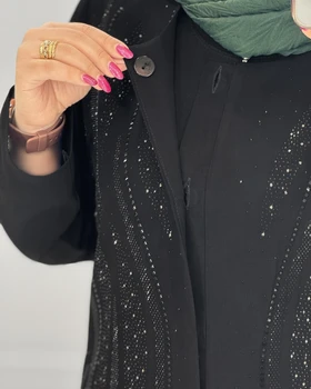 مانتو مزونی سرمه