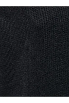 تاپ تانک اسپرت کلاهدار با آستین کوتاه با جزئیات دوخت 4SAM10008NK