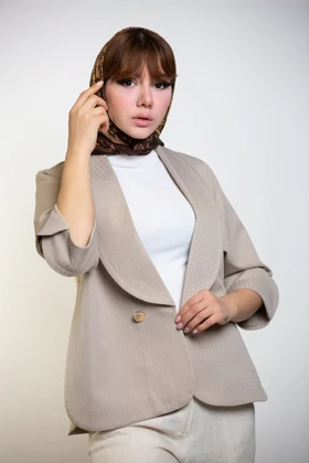 کت مازراتی ژاکارد یقه ارشال