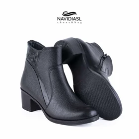 نیم بوت زنانه چرم کد 4037006