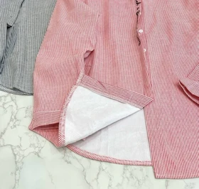 شومیز مانتویی آستر تمام خز دار کد 1473