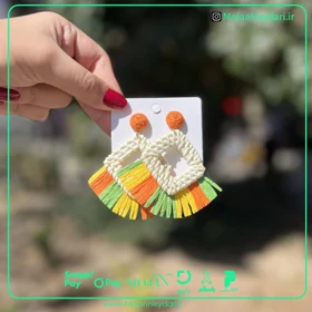 گوشواره حصیری بهار و تابستان کد gh1016