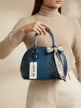 کیف زنانه پوست پلنگی سرمه ای LOUIS VUITTON ترند مد