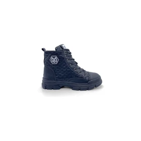 کفش نیم بوت زنانه اجری چرمی مدل sneaker - 0111_L