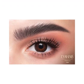 لنز رنگی فصلی دهب Dahab (Topaz(آبی دور مشکی))