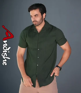 پیراهن آستین کوتاه مردانه آراج