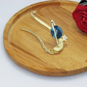 گیره مو زنانه مدل کهکشان کد G_Lnd_3135