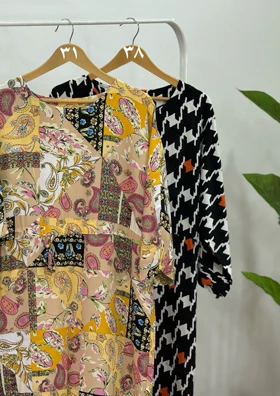 پیراهن بلند نخی آفتاب