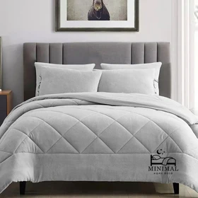 روتختی مینیمال کتان مخمل طرح لوزی