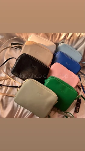 کیف پل اند بیر ساده چرم ✨
