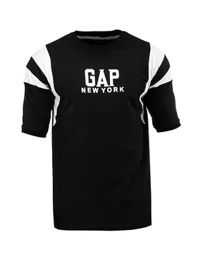 تیشرت مردانه دو رنگ یقه گرد Gap