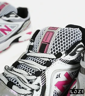 کفش کتانی مردانه و زنانه طوسی مشکی سرخابی NEW BALANCE 1064 V.2