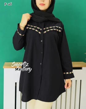 مانتو مشکی محرمی