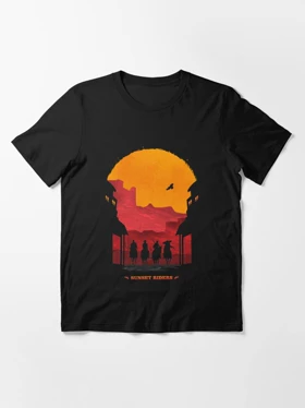 تیشرت بازی Red Dead Redemption | تیشرت رد دد ریدمپشن طرح Sunset Riders کد 159336