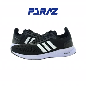 کفش اسپرت و رانینگ مردانه بزرگ‌پا برند آدیداس Adidas مدل فالکون مشکی کد 364