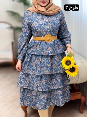 پیراهن ینزی طبقه‌ای 3158