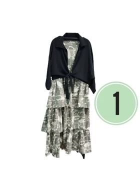 سارافون طبقه‌ای زنانه کد 4030200