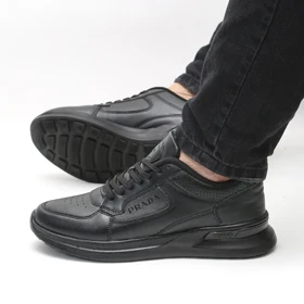 کفش و کتانی اسپرت مردانه مدل پرادا PRADA رنگ مشکی کد 6532