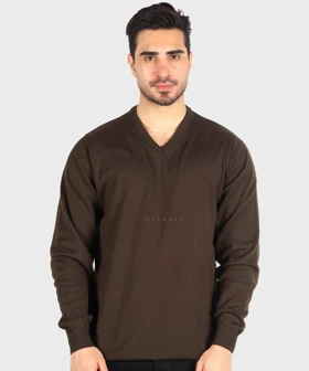 پلیور مردانه یقه هفت و آستین بلند 0116