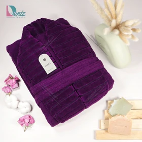 حوله تن پوش کلارا رنگ بنفش