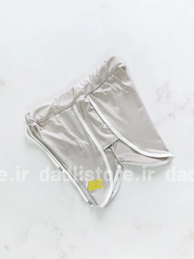 شورتک ورزشی نخ پنبه نواردوزی ASICS