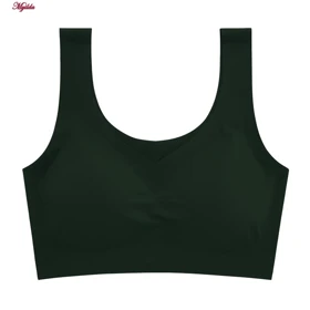 نیم‌تنه زنانه مدل لیزری رنگ سبز تیره ماییلدا کد 5365