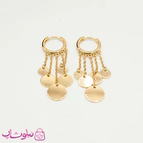گوشواره آویز زنانه ژوپینگ مدل پولکی