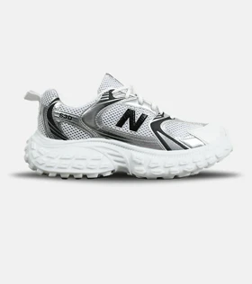 کفش کتانی مردانه و زنانه سفید طوسی مشکی NEW BALANCE 530 V02