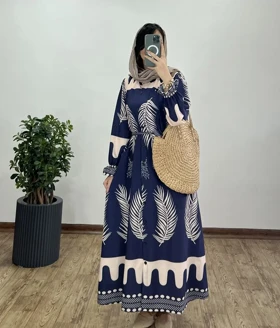 پیراهن مانتویی بلند آرتمیس