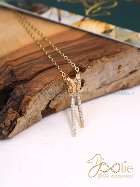 گردنبند زنانه طرح طلا مدل آرسا کد N3135