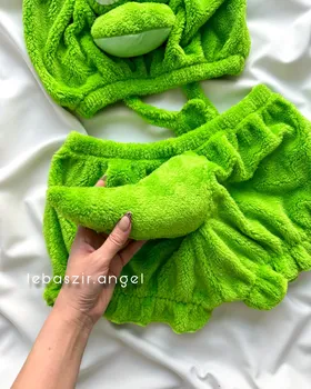 ست نیم‌تنه و شلوارک تدی