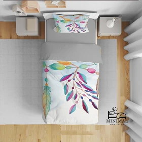 روتختی کودک طرح برگ های آبرنگی مدل T4949